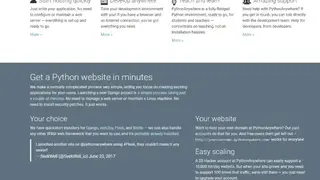PythonAnywhere screenshot