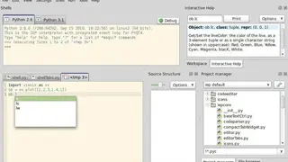 Pyzo screenshot
