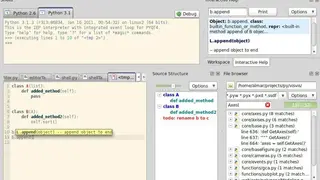 Pyzo screenshot