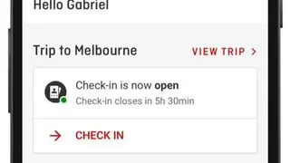 Qantas Airways screenshot