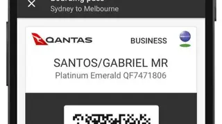 Qantas Airways screenshot