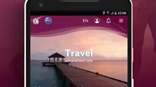 Qatar Airways screenshot