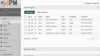 qdPM screenshot