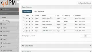 qdPM screenshot