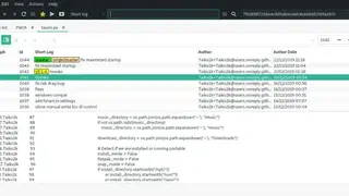 Qgit screenshot