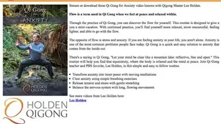 Qi Gong for Anxiety screenshot
