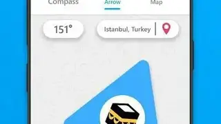 Qibla Finder by 9D Tech Islamic Apps screenshot