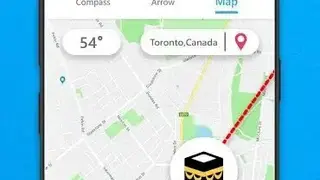 Qibla Finder by 9D Tech Islamic Apps screenshot