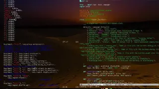 Qtile screenshot