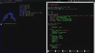 Qtile screenshot