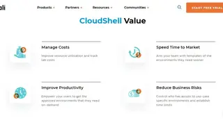 Quali CloudShell screenshot