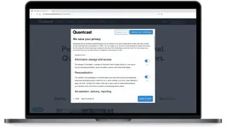 Quantcast screenshot