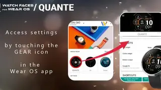 Quante Watch Face & Clock Widget screenshot