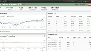 Quantopian screenshot