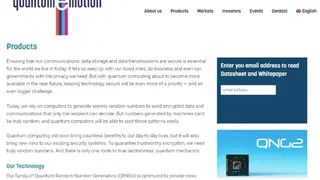 Quantum Numbers Corp QRNG screenshot