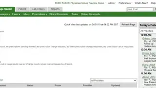 Quanum EHR screenshot