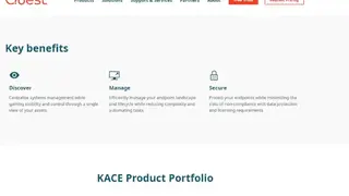 Quest KACE screenshot