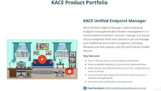 Quest KACE screenshot