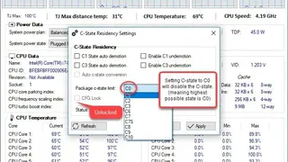 Quick CPU screenshot