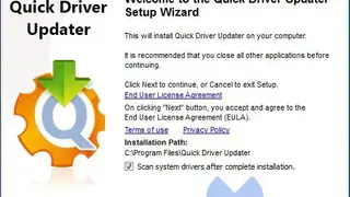 Quick driver installer screenshot