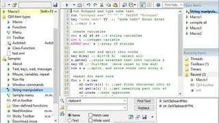 Quick Macros screenshot