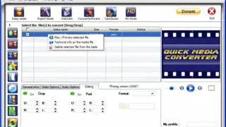Quick Media Converter screenshot