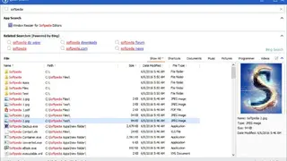 Quick Search screenshot