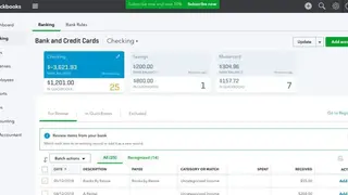 QuickBooks Online screenshot