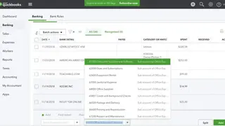 QuickBooks Online screenshot