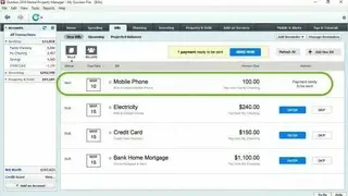 Quicken screenshot