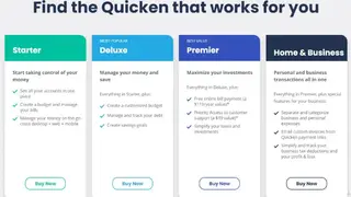 Quicken Home & Business screenshot
