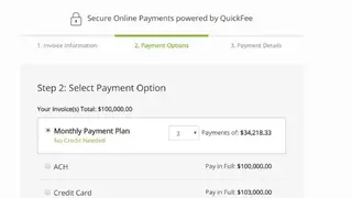 QuickFee screenshot