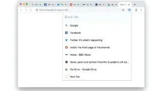 Quicktab screenshot