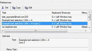 QuickTextPaste screenshot