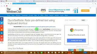 QuickTextPaste screenshot