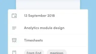 Quidlo Timesheets screenshot