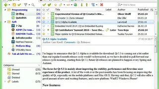 QuiteRSS screenshot