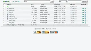 QuiXplorer screenshot