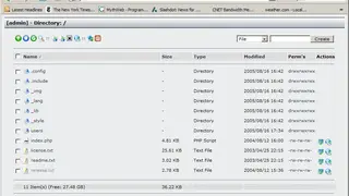 QuiXplorer screenshot
