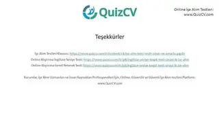 QuizCV screenshot