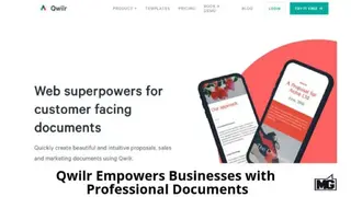 Qwilr screenshot