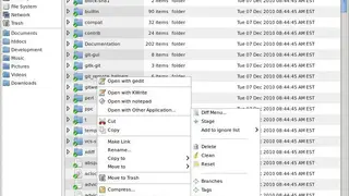 RabbitVCS screenshot