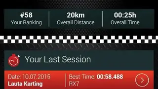 RaceFacer screenshot