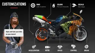 Racing Fever: Moto screenshot