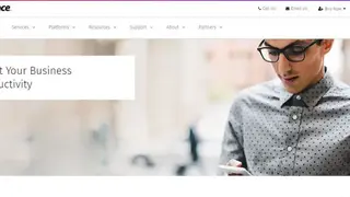 Rackspace Email Hosting screenshot