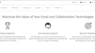Rackspace Email Hosting screenshot