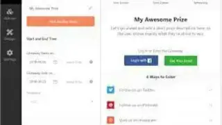 Rafflecopter screenshot