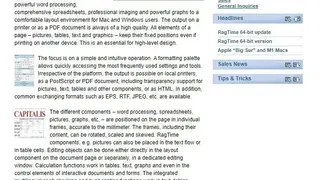 RagTime screenshot