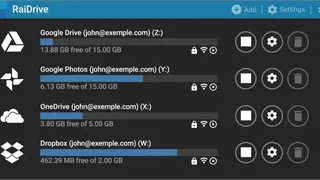 RaiDrive screenshot
