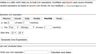 Rakko Cron Expression Generator & Translator screenshot